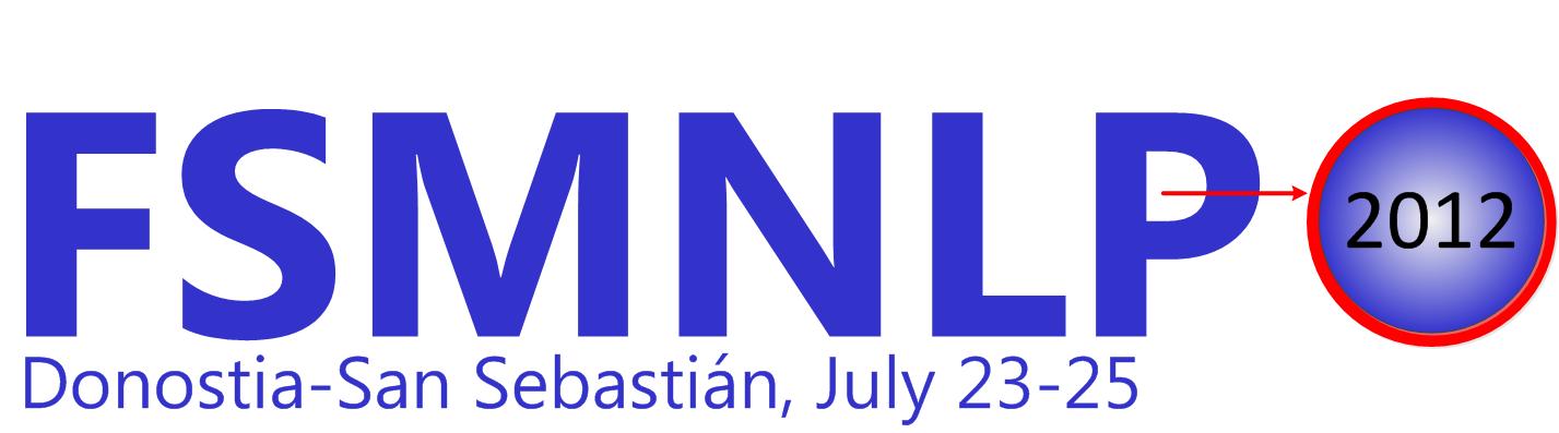 Logo FSMNLP2012, FSMNLP2012